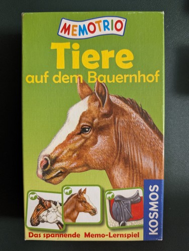 Memospiel lernspiel tiere auf - lernspiel,
