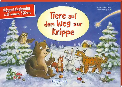 Tiere auf dem - weg, krippe