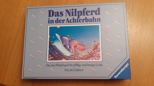 Brettspiel das nilpferd - brettspiel, auf
