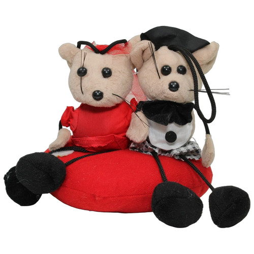 Kuscheltier maus rot - kuscheltier,
