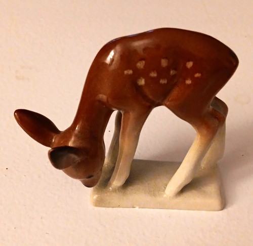 Porzellanfigur reh rehkitz auf - porzellanfigur, reh/rehkitz